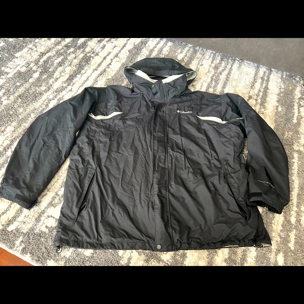 Columbia Men’s Jacket Omni Shield Waterproof Full Zip Size 2XL Pullover